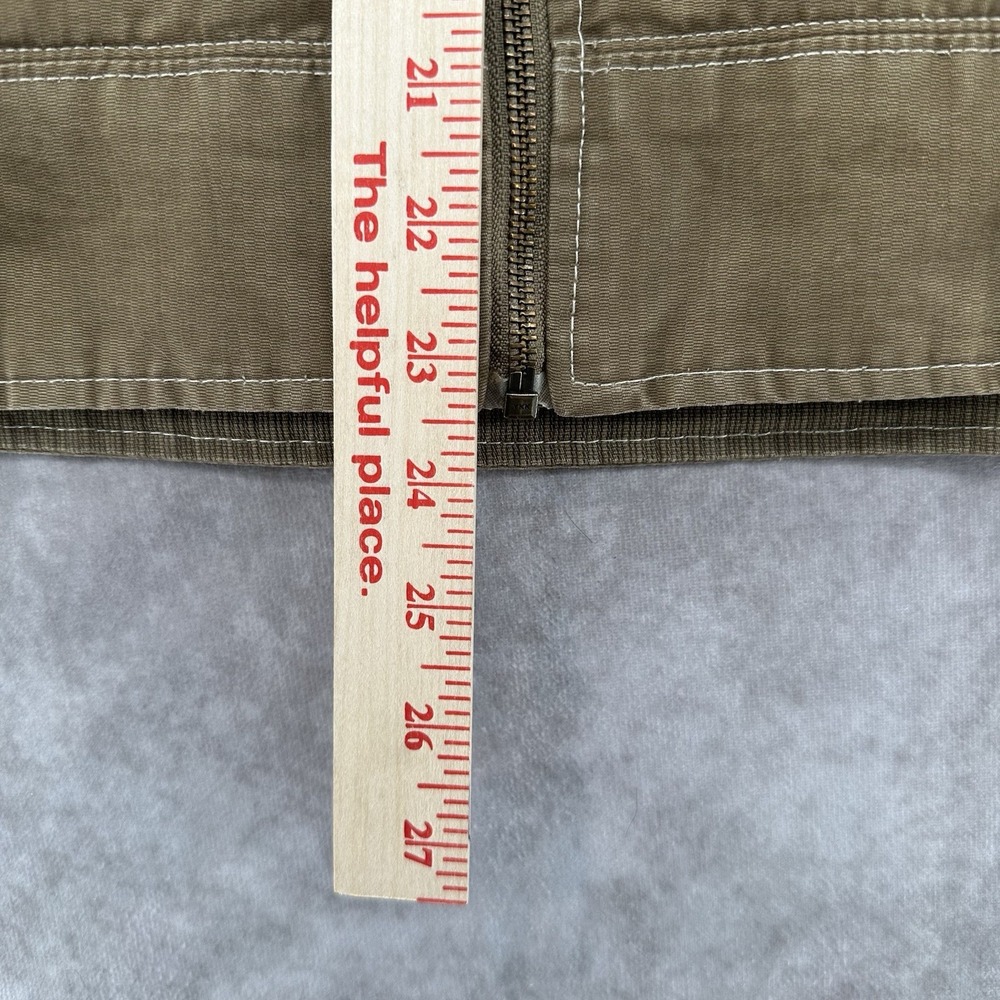 Kuhl Men S Burr Jacket Brown Canvas Fleece Lined Rugged Cotton Work Coat Utility - Picture 5 of 10